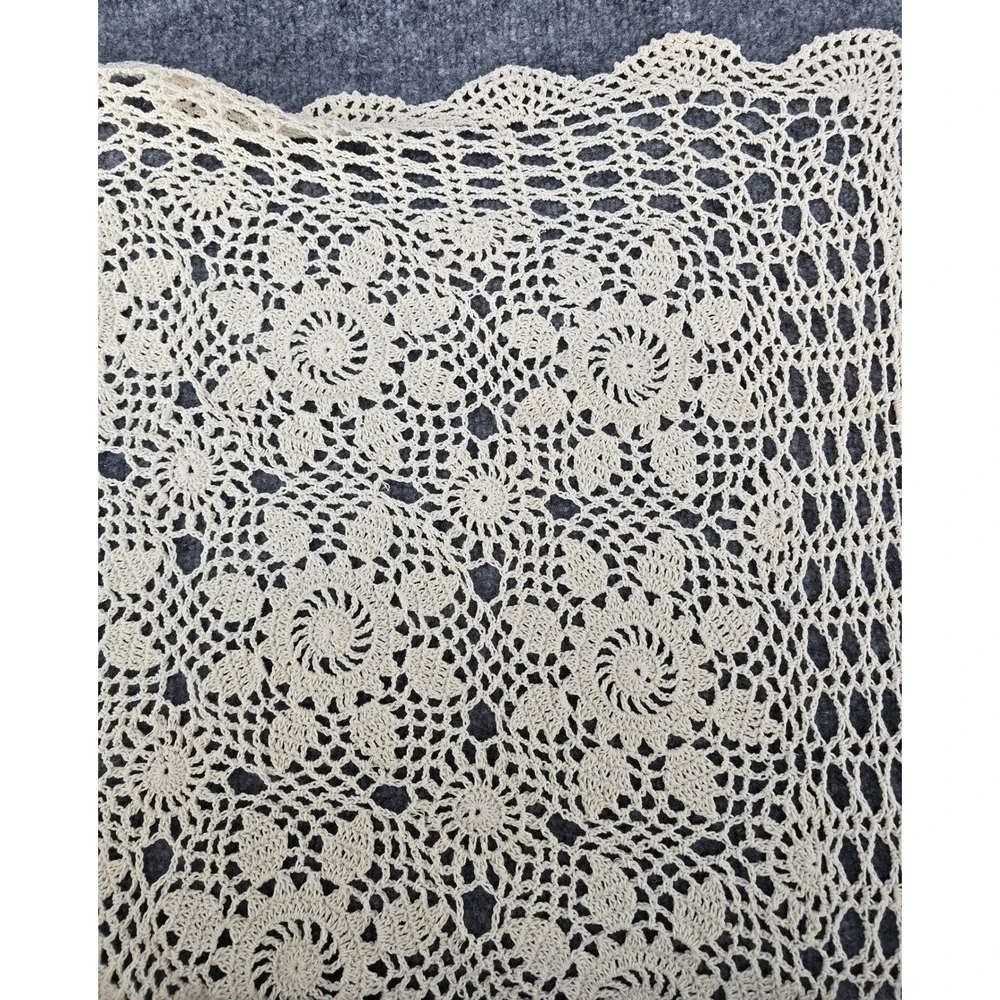 Handmade Crochet Tablecloth Home Decor 32x32